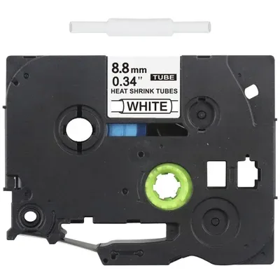 X-full Fita Termo Retrátil Hse-221 9mm Preto Sobre Branco Para Identificação…