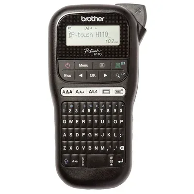 Rotulador Pth110bk Preta Brother + 5 Fitas + Fonte