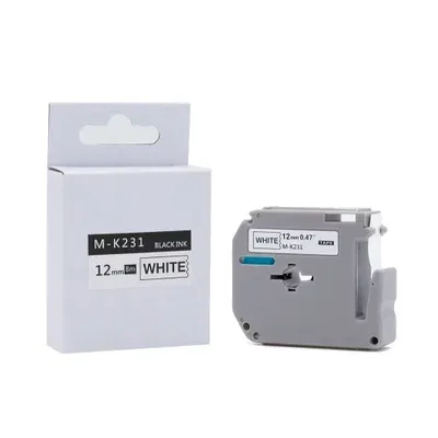 Fita Para Rotulador Brother M231 Mk231 Compativel Pt 80 70