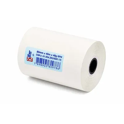Bobina Termica Branca Termoscript Kph 48g 80x40m Silfer