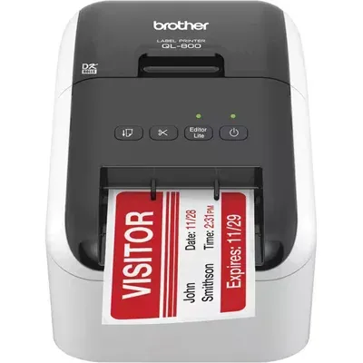 Impressora De Etiquetas Brother Térmica, 300x600 DPI, USB - QL-800