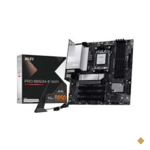 Placa-Mãe MSI PRO B850M-P WiFi B850 AM5 mATX DDR5