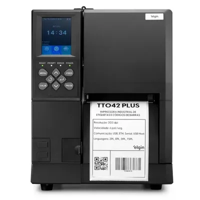 Impressora De Etiquetas Industrial Elgin Tt042 Plus