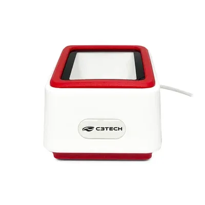 Leitor De Código De Barras De Mesa C3tech Lb-d100wh, USB, 1d/2d, 300…