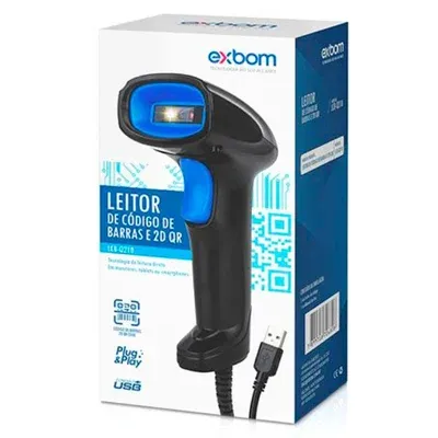 Leitor Nfe E 2d Qr Code Leitor Na Tela Lcb-q210 Exbom