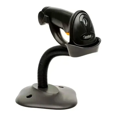 Leitor De Código De Barras Zebra C/ Sup. Ls2208-sr20007br-u