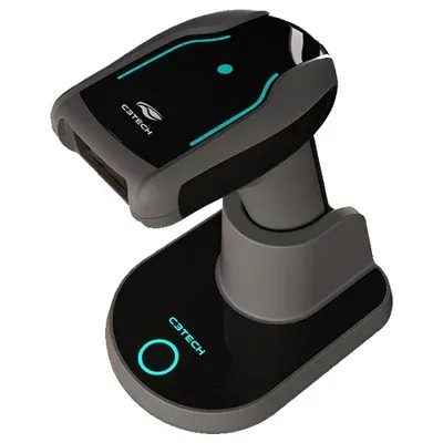 Leitor De Código De Barras C3tech Sem Fio 1d/2d Bluetooth Lb-w600s