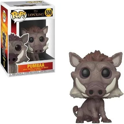 Funko Pop, Pumbaa Rei Leão, Live Action, Disney - 550