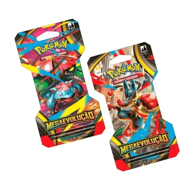 Pokémon Tcg - Blister Unitário Envelopes de Figurinhas Papel Premium - Mega…