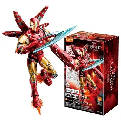 Infinity Saga Blokees Homem De Ferro Mark 85 Model Kit Articulado Iron Man
