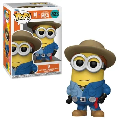 Boneco Funko Pop! Rocks Bts X Meu Malvado Favorito 4 - V