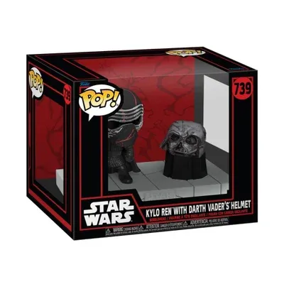 Boneco Funko Pop! Deluxe Starwars Kylo E Máscara Darth Vader