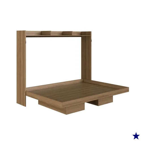 Cama de Casal Articulável Mel Horizontal MDP Hanover Dobrável Decoração Art…