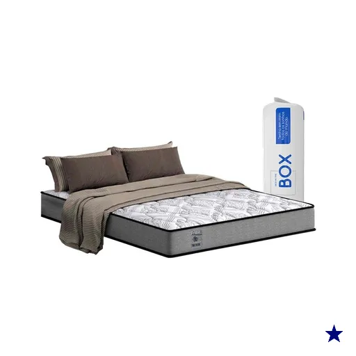 Colchão Casal Espuma a Vácuo de D28 Night and Day Gray Bed In Bag…