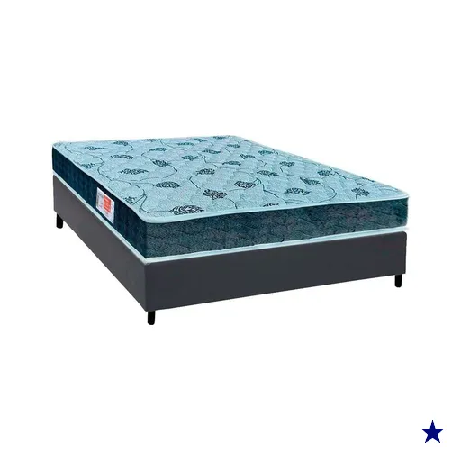 Conjunto Box Casal: Colchão Espuma Orthoflex D45 Comfortpedic + Base CRC…