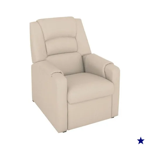 Poltrona Reclinável p/ Sala  Eclipse Mandala Two Way Courano Bege - Probel