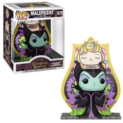 Boneco Funko Pop! Deluxe Disney Vilões - Malévola Com Vitral