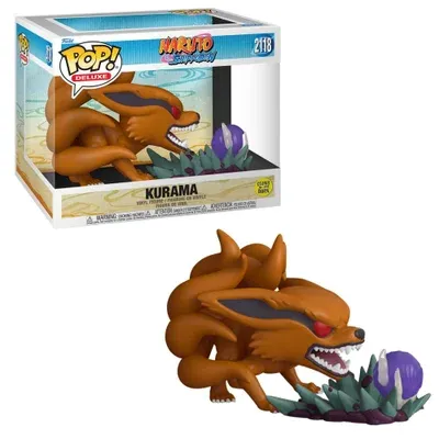 Boneco Funko Pop! Deluxe Naruto Shippuden - Kurama (glow)