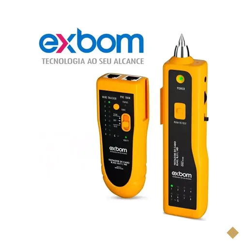 Kit Testador e Localizador de Cabos FEPRO-TC300 - EXBOM