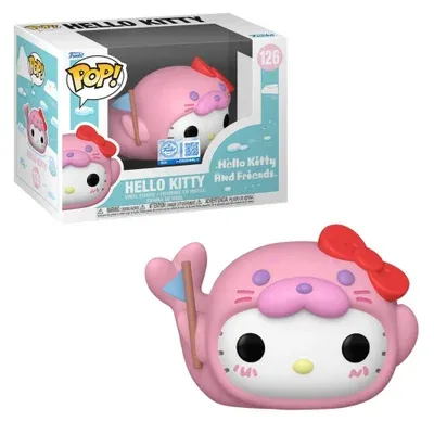 Boneco Funko Pop! Exclusivo Sanrio - Hello Kitty Como Foca