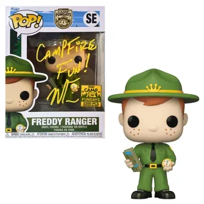 Boneco Funko Pop! Freddy Ranger - Edição Limitada Assinado