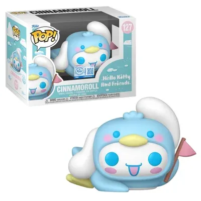 Boneco Funko Pop! Exclusivo Sanrio Cinnamoroll Como Pinguim