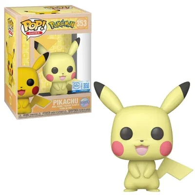 Boneco Funko Pop! Pokémon - Pikachu (cores Claras)