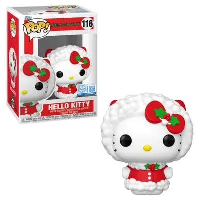Boneco Funko Pop! Sanrio - Hello Kitty De Natal
