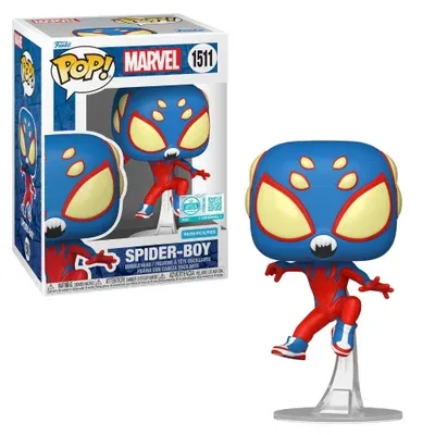 Boneco Funko Pop! Marvel Comics Spider-boy Com Presas