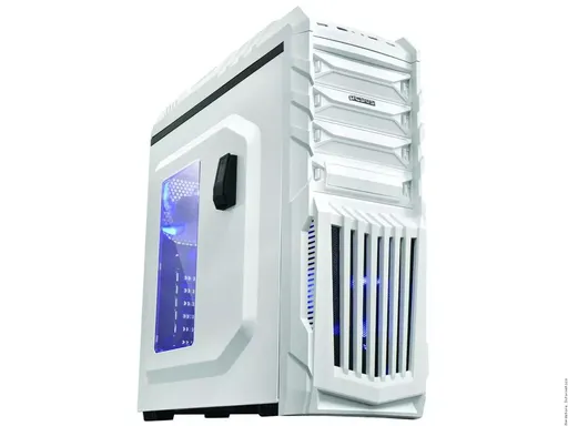 Gabinete PCYes! New Tiger White Mid Tower LED Azul