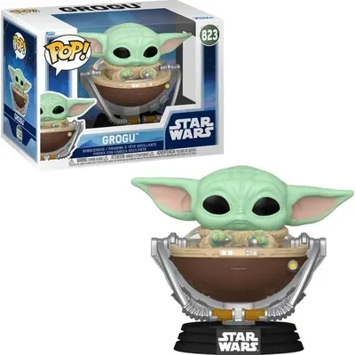 Funko Pop Grogu 823 No Carrinho Star Wars The Mandalorian And Grogu