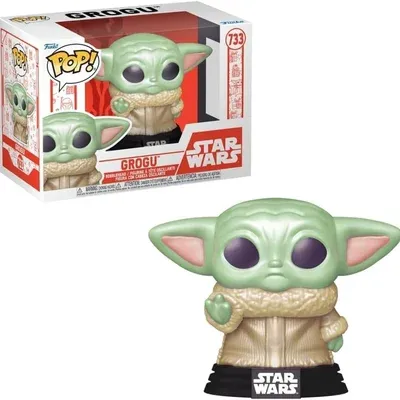 Funko Pop Grogu 733 Versao Natal