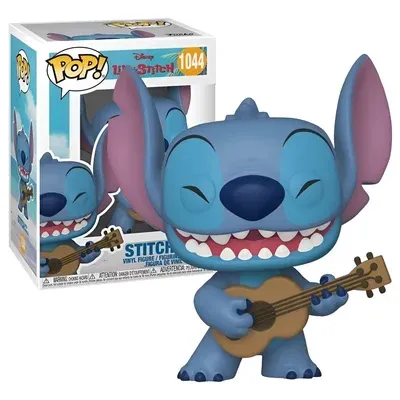Funko Pop Stitch 1044 Com Ukelele Lilo E Stitch