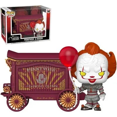 Funko Pop Town Pennywise E Vagão 49 Bem Vindo A Derry Pennywise & Wagon…