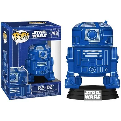 Funko Pop R2-d2 798 Blueprint Star Wars