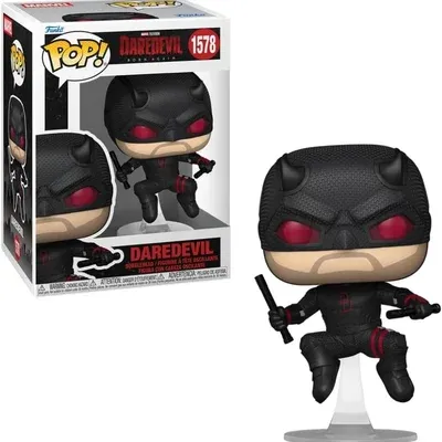 Funko Pop Demolidor 1578 Renascido Traje Preto Daredevil Born Again