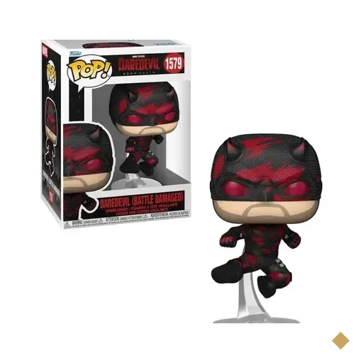 Funko Pop Demolidor 1579 Traje Danificado Renascido Daredevil Born Again