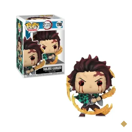 Boneco Funko Pop! Demon Slayer - Tanjiro Respiração Do Sol