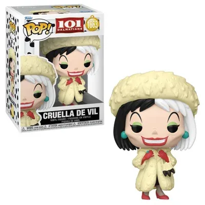Boneco Funko Pop! Disney 101 Dálmatas - Cruella De Vil Clássica Com Chase