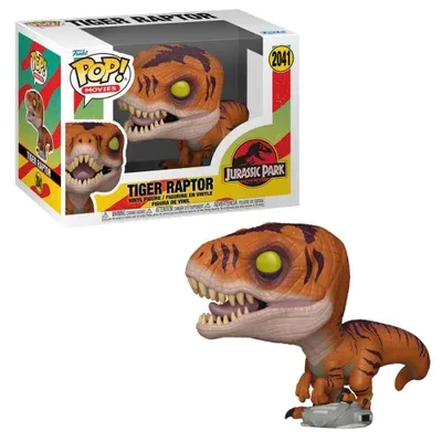 Boneco Funko Pop! Jurassic Park - Tiger Raptor