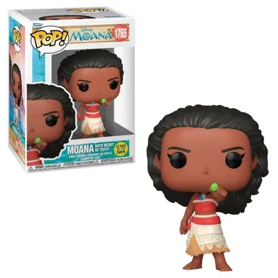 Boneco Funko Pop! Disney Moana - Moana E Coração De Te Fiti