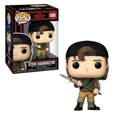 Funko Pop Tv Steve Harrington 1888 Stranger Things Com Lança