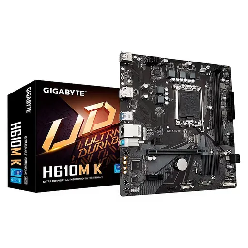Placa Mãe Gigabyte H610M K DDR4 Socket LGA 1700 Chipset Intel H610 Express…