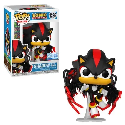Boneco Funko Pop! Excl  Sonic The Hedgehog Shadow Com Asas