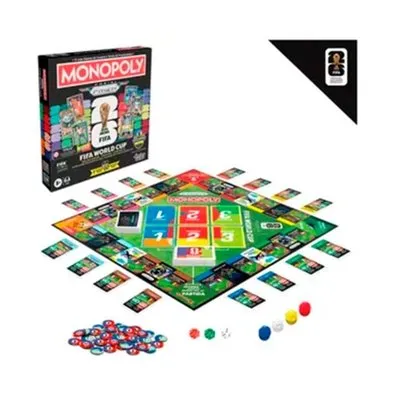 Jogo Monopoly Panini Prizm Copa do Mundo FIFA 2026 Hasbro Games