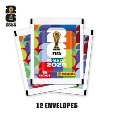 Copa Do Mundo 2026 - Kit Com 12 Envelopes de Figurinhas - Fifa World Cup…