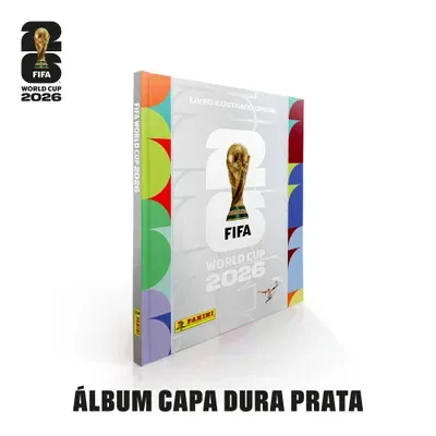 Copa Do Mundo 2026 - Álbum Capa Dura Prata - Fifa World Cup 2026™?