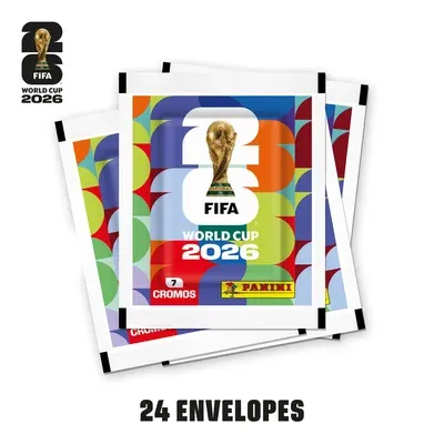 Copa Do Mundo 2026 - Kit Com 24 Envelopes de Figurinhas - Fifa World Cup…