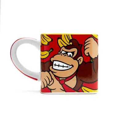 Caneca Porcelana Cubo Donkey Kong - 300ml