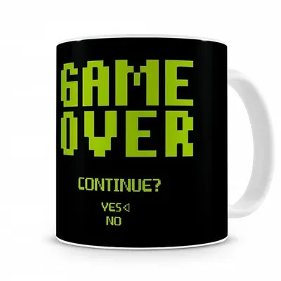 Caneca Game Over Continue
